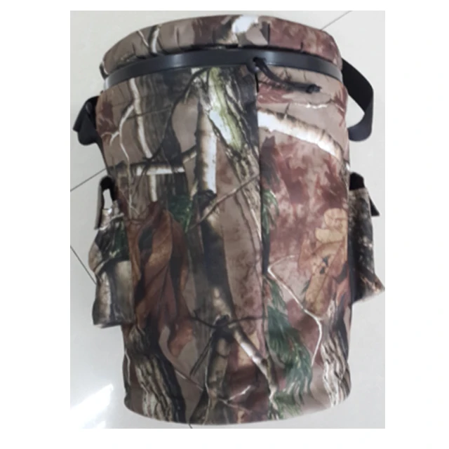 20l Plastic Bucket With Swivel Camo Seat For Outdoor Fishing/hunting Buy Plastic Buckets With