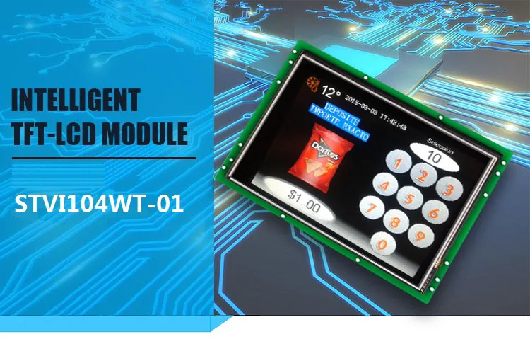 HMI TFT color lcd 10.4" tft termination module displays with resistive touch panel programmable hmi module