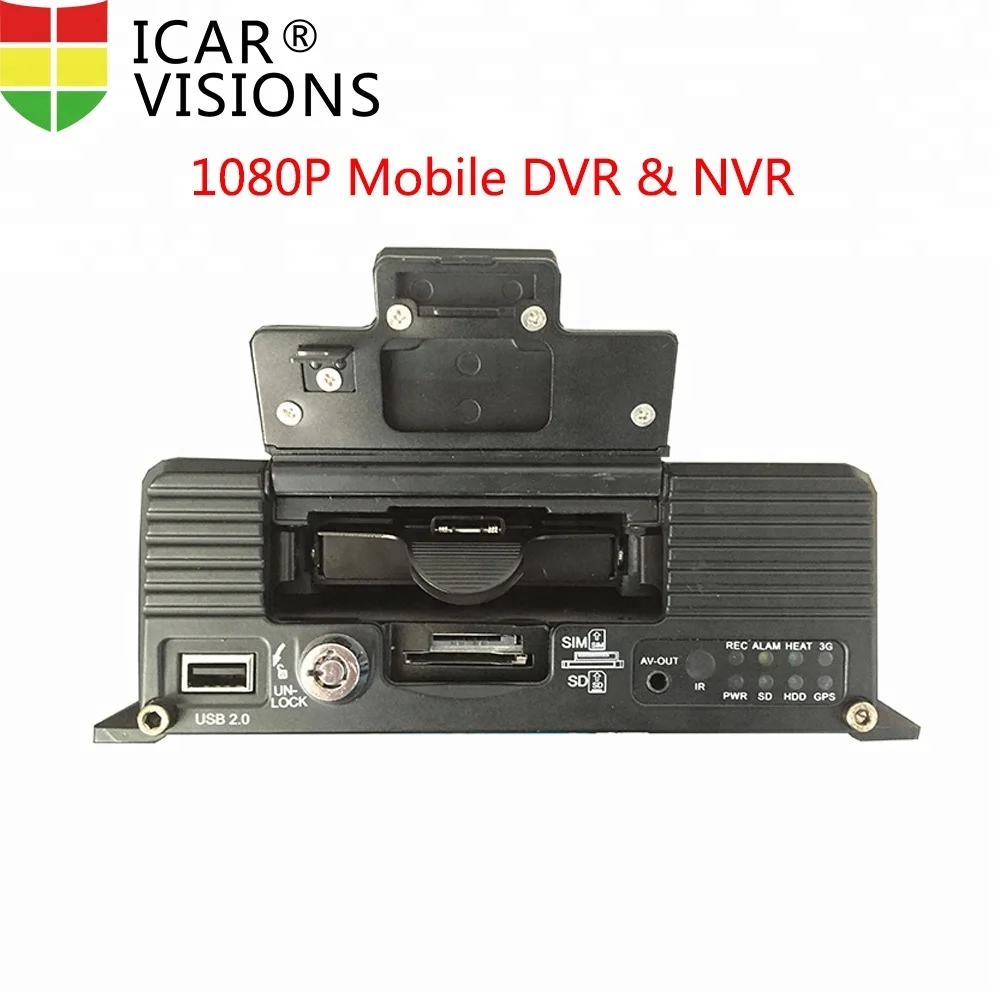 
1080P HDD vehicle cctv system original manufacturer ICARvisions mobile NVR MDVR made in China 