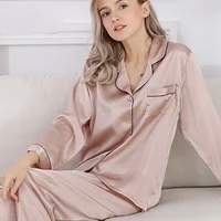 

Wholesale Long Spring Silk Pajamas 100% Silk Women Elegant Pyjamas