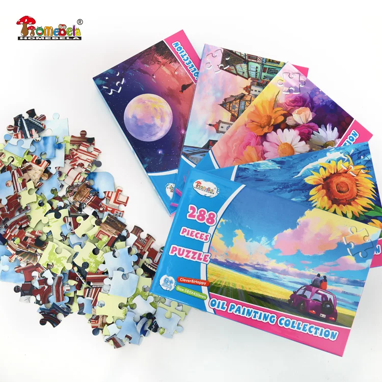 Wholesale Educational Custom Label Personalized 500 Pieces Jigsaw