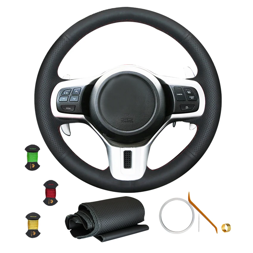

Accessories Hand Sewing Artificial Leather Steering Wheel Cover for Mitsubishi Lancer 10 EVO Evolution