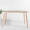 High quality modern design square home kitchen wooden dining room table
