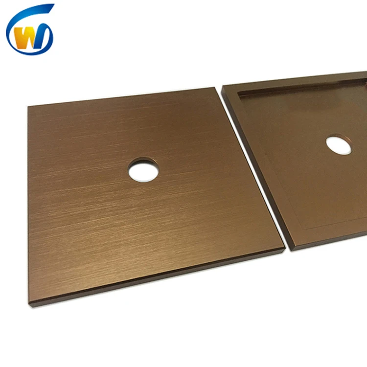 Unique Large Brass Bronze Silver Gold Blank Round Black Doorbell Plate