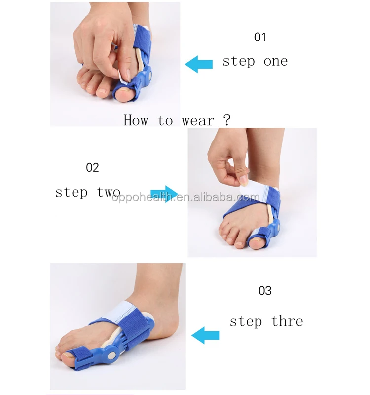 Hinged Splint Foot Big Toe Foot Pain Relief Bunion Movable Splint