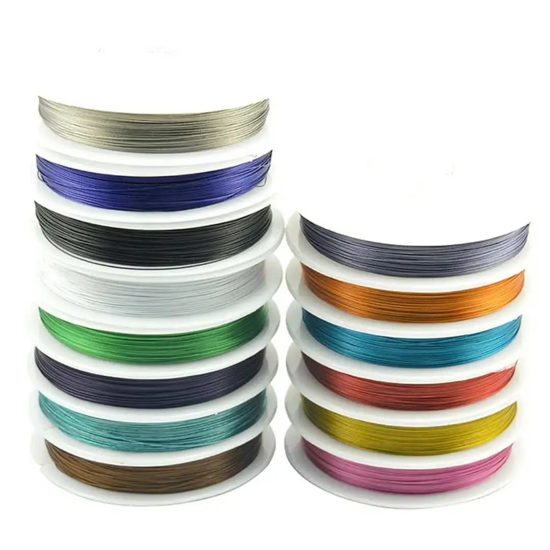0.38mm/0.45mm/0.6mm/1.0mm Tiger Tail Bead Stringing Wire 7 Strands ...