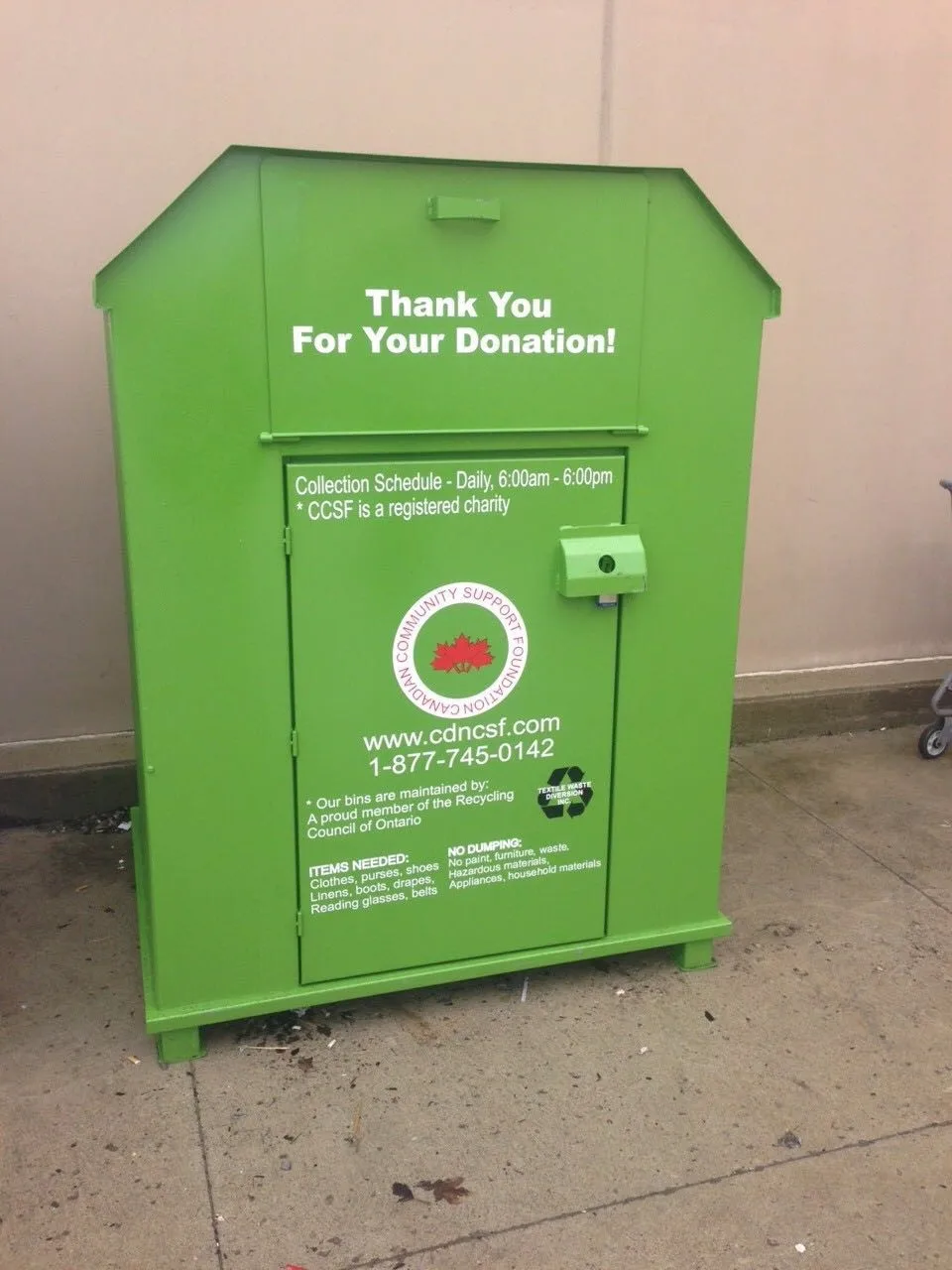 donation bins