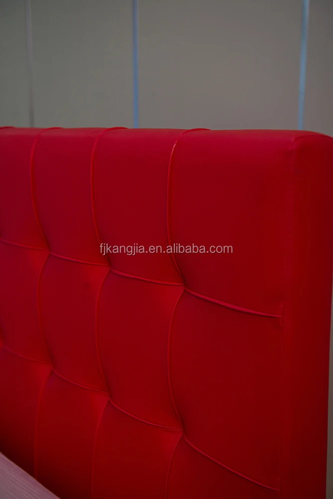 
Modern Style Red PU PVC Lift Storage Bed #1512 