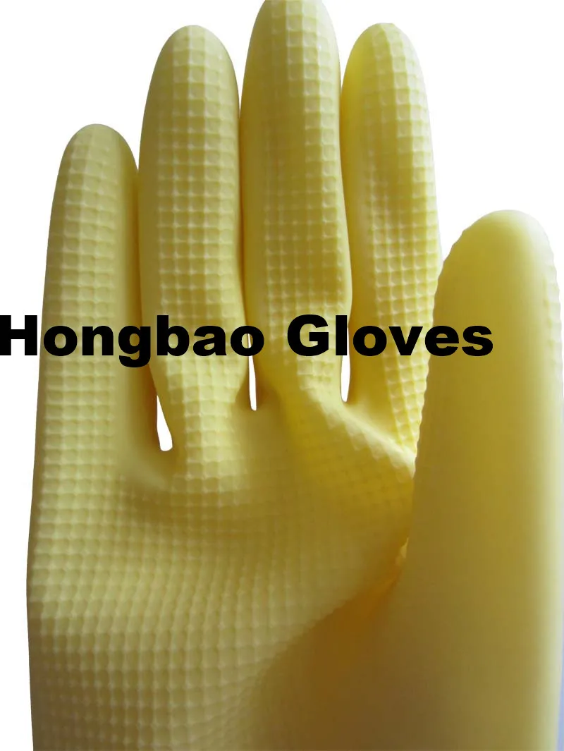 70g Cream Landry Rubber Latex Gloves High Quality Heavy Duty Kitchen