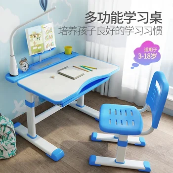 plastic study table and chair set