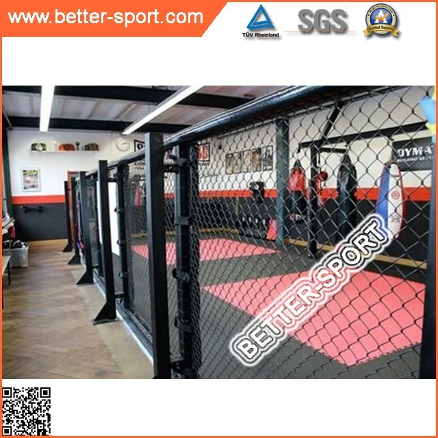
height platform competition quality octagon mma cage 