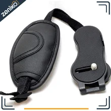 100% GUARANTEE Hand Grip Strap Professional Black PU Leather Soft Camera Wrist Strap for Canon Nikon Sony Olympus SLR / DSLR