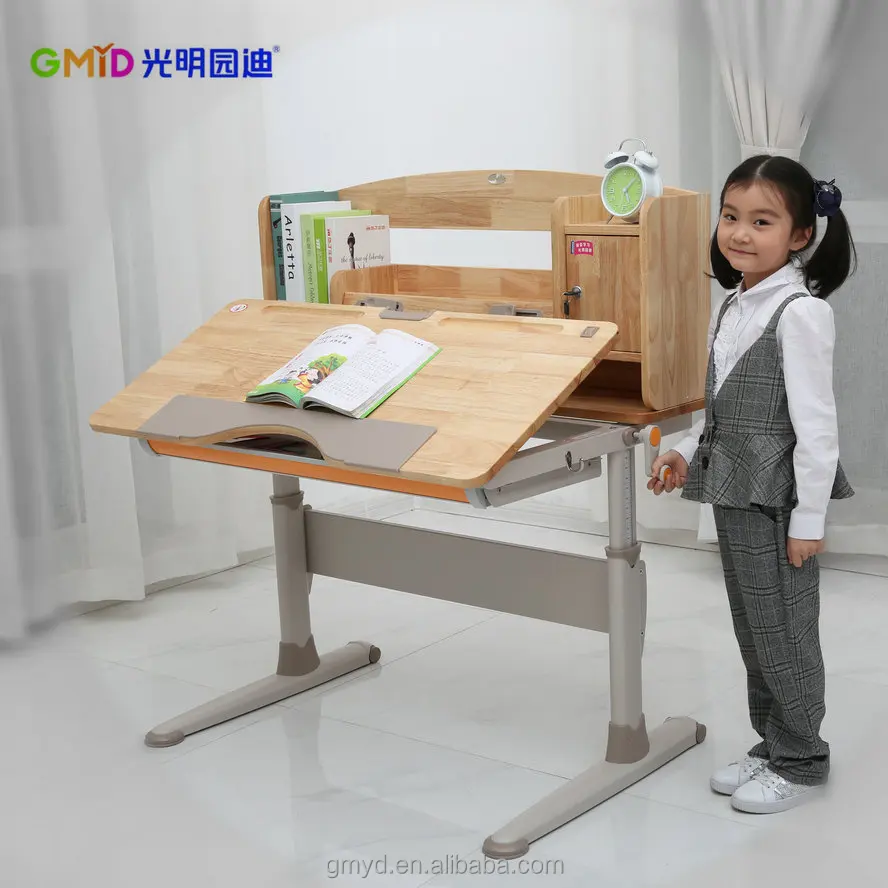 student reading desk