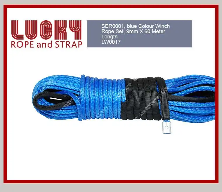 3/8'' Amsteel Blue Synthetic Winch Rope Line - Buy Winch Rope,Winch ...