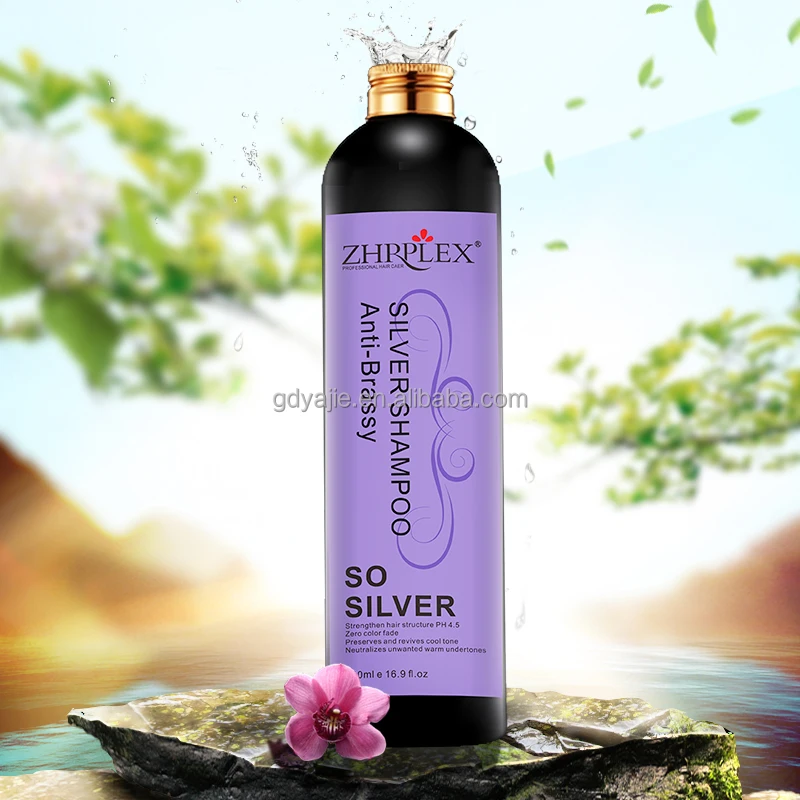 

MSDS Chemical Free All Natural Anti-brassy Private label keratin purple shampoo brands silver shampoo for blonde hair treatment