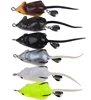 Uniker Hot Sale 2 Inch 4 OZ Double Single Big Size Barbed Hook With Spoon Buzz Mouse Fishing Lure For Snakehead