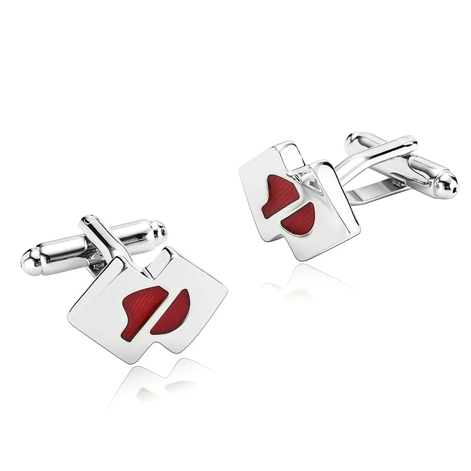Aooaz 5 Styles Mens Cufflinks Set Stainless Steel Cufflinks 2Pcs Shirt Cufflinks Suit Business Gift H83