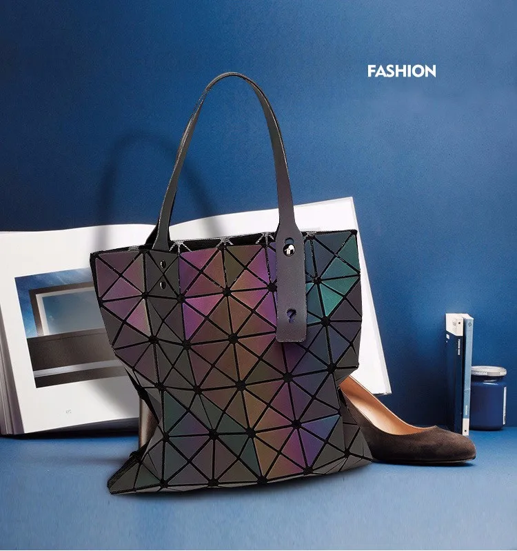 Whole Luxury Brand Bao Bag Women Handbags Luminous Geometric 1