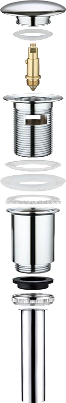 
Deft design fitting a drain pipe extended bath pop up waste 