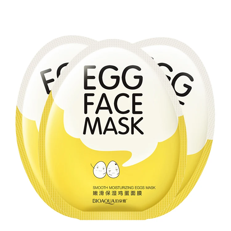 

OEM BIOAOUA smooth moisturizing nourishing egg face mask for skin care hydrating firming tender mask