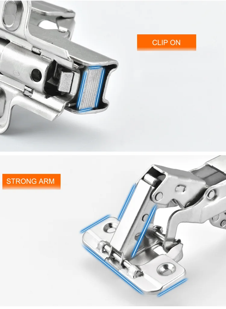 165 Degree Big Opening Angle Conceal Hydraulic Hinge For Furniture