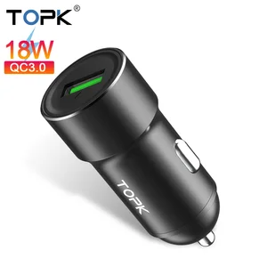 18W QC 3.0 Fast Charging USB Car Charger