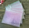 Factory price ziplock PE slider air bubble shock proof packaging bag plastic resealable zipper envelope bags