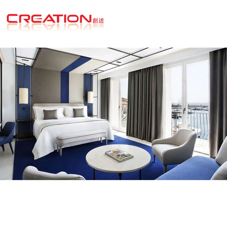 Luxury 5 star standard hotel bedroom furniture supplier project furniture