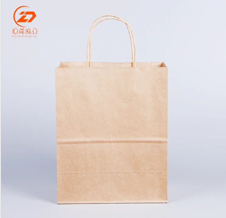 Rerecycled Wholesale Brown Kraft Paper Bag,Brown Paper Bag,27*21*15