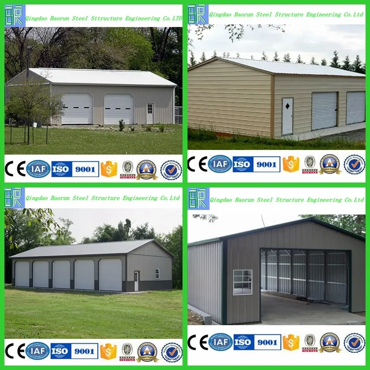 China cheap prefab garage used with roller door