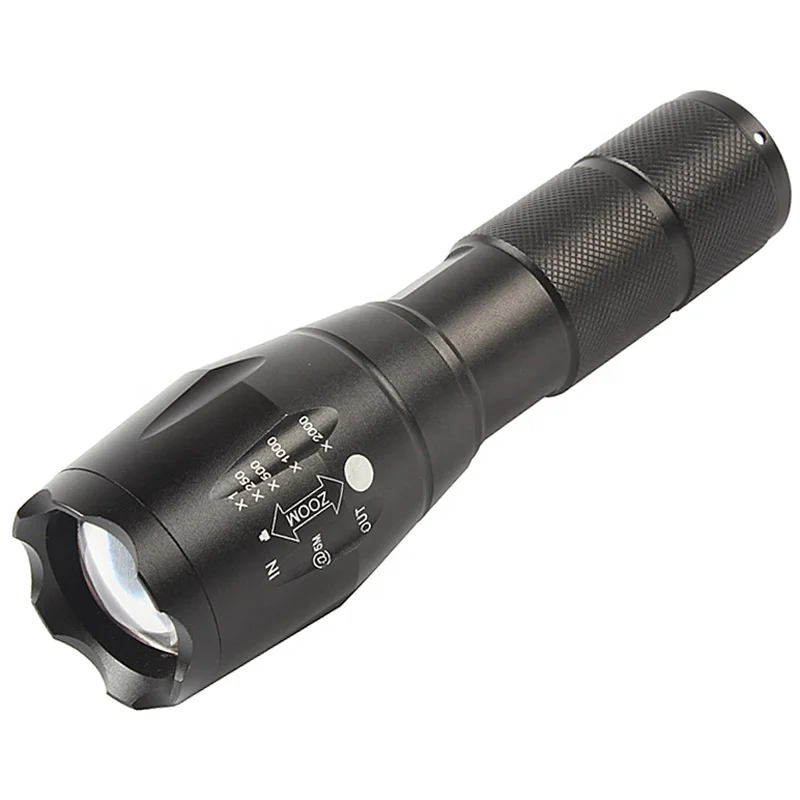 Outdoor Flash light 10W LED Torch Zoom  Flashlight