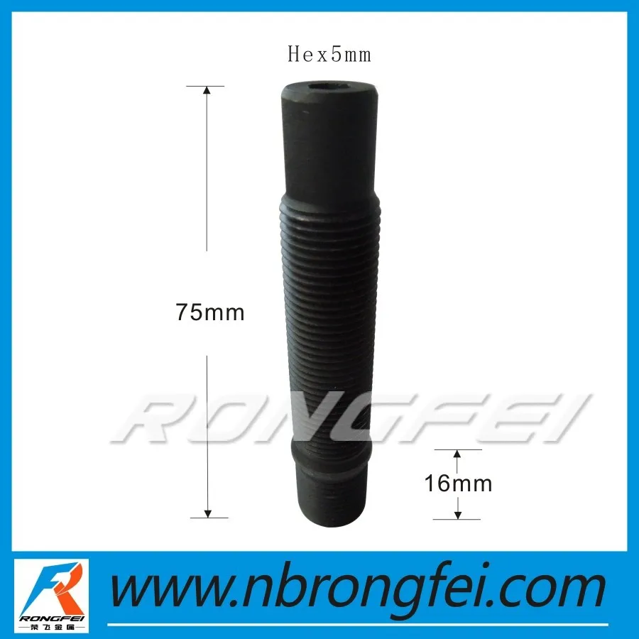 
10.9 grade Double head wheel stud with Hex 