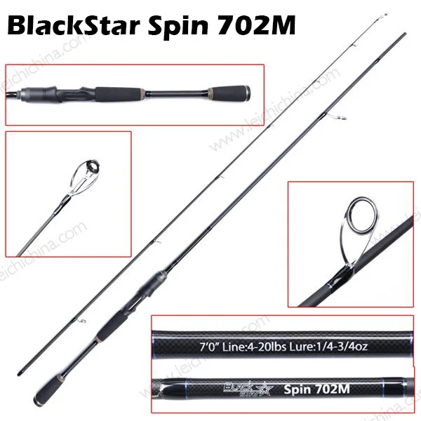 Black Star Medium Power 7ft Spinning Fishing Rod Buy Spinning Fishing Rod Spinning Rod Fishing Rod Product On Alibaba Com