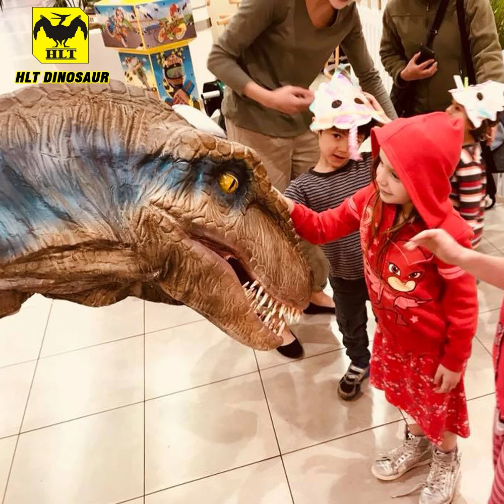 hlt realistic dinosaur costume named blue raptor