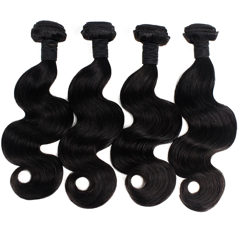 Factory Hot sales 100% raw virgin body wave hair indian human hair cuticle alligned hair extension