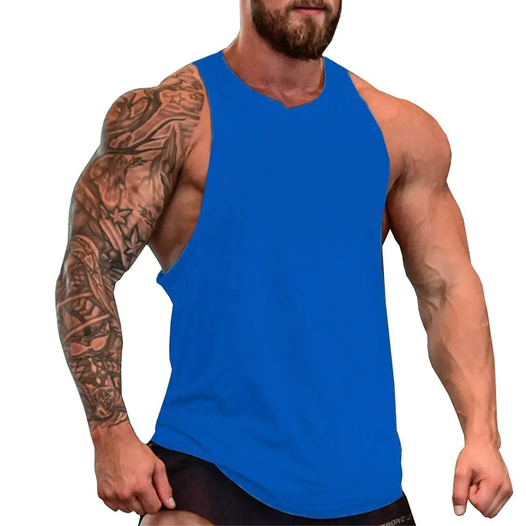 Buy Muscle Cut Stringer Workout T-shirt Muscle Tee Bodybuilding Tank ...