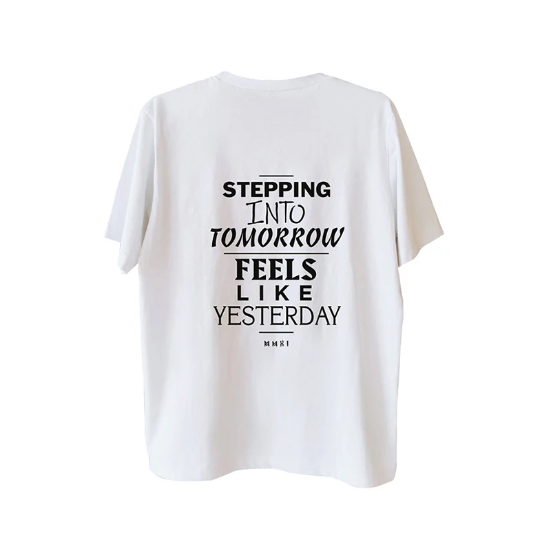 

100% odell cotton men's casual spandex custom printing t shirt, White