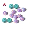 3mm synthetic decoration fire opal round opal beads