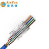 HOT Promotion EZ Rj45 Connector 8P8C 5 Micron Cat6 Cat5 Cat5e Waterproof Ethernet Gold Plated EZ Mocular Plug Crimp Tool Plug