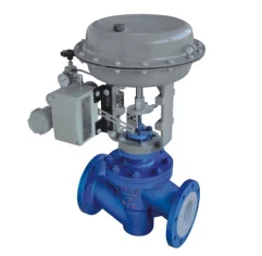 PFA/FEP  lined  control globe valve