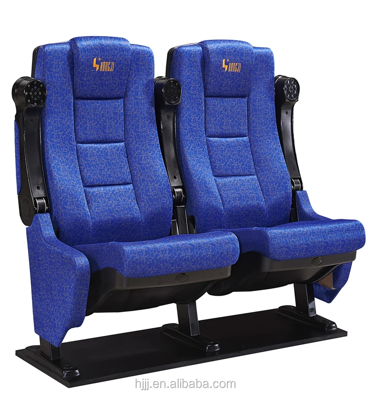 Cheap Slide Seat And Back Cinema Seat Movie Theater Furniture With Cup
