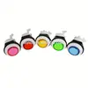 DIY arcade game parts 33mm round momentary 12V LED illuminated hand held plastic arcade push button switch