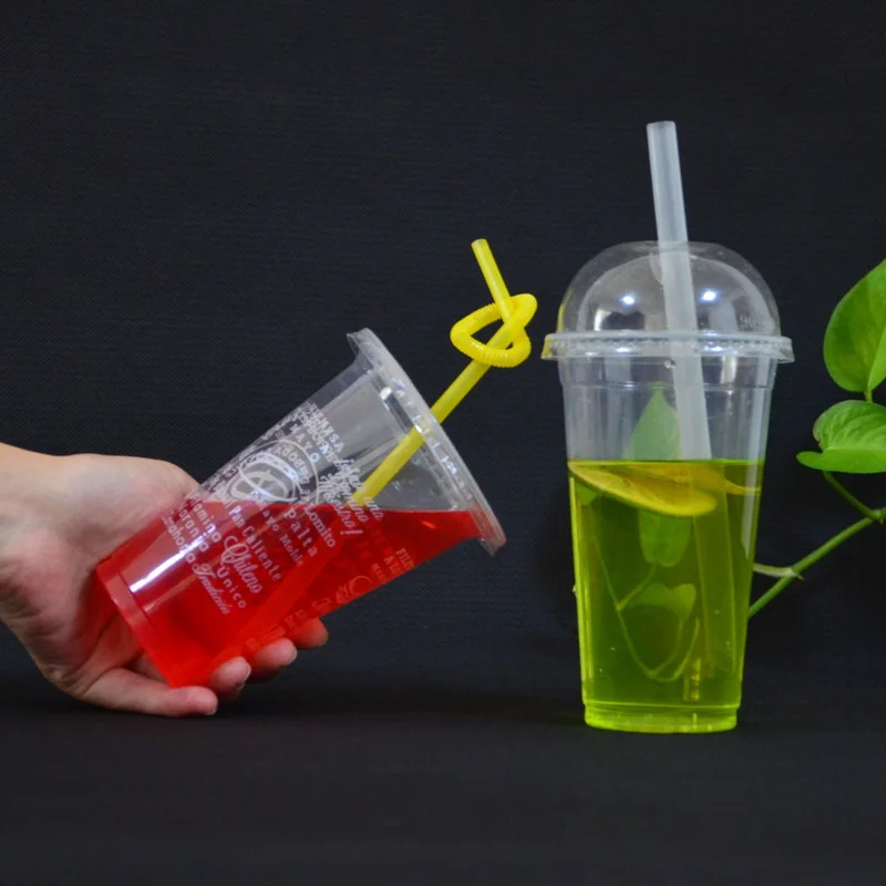 Plastic Containers Disposable Plastic Latte Cups Novelty Ice Cream Cup