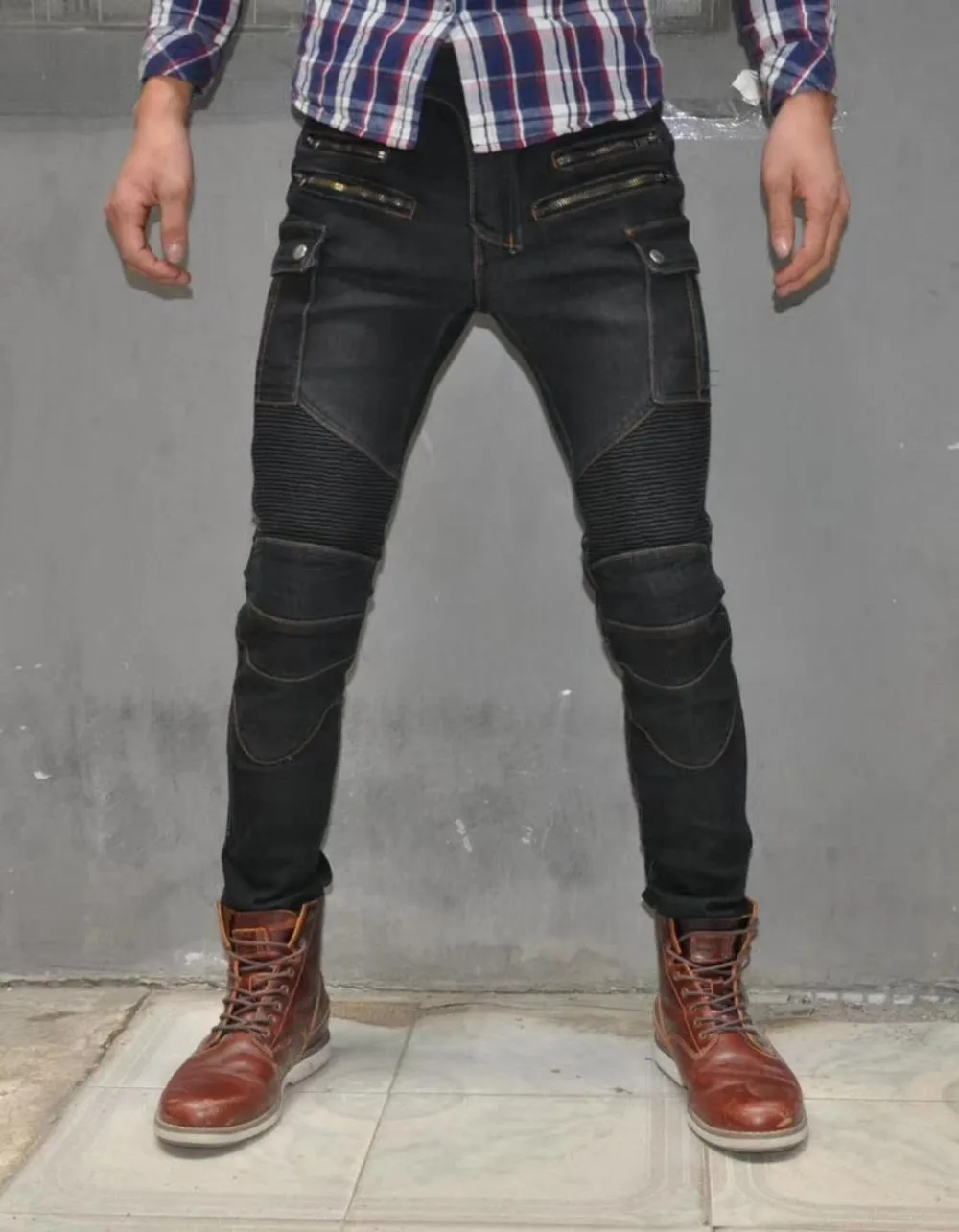 skinny motorcycle jeans