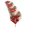 Luxury gift burlap table runner red table runner for holidays