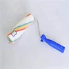 BIYU seven color roller brushesPaint Roller Brush Strong High Quality Nap Plastic Handle In Brush