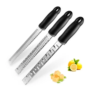 Image of Stainless steel micro plane lemon zester grater
