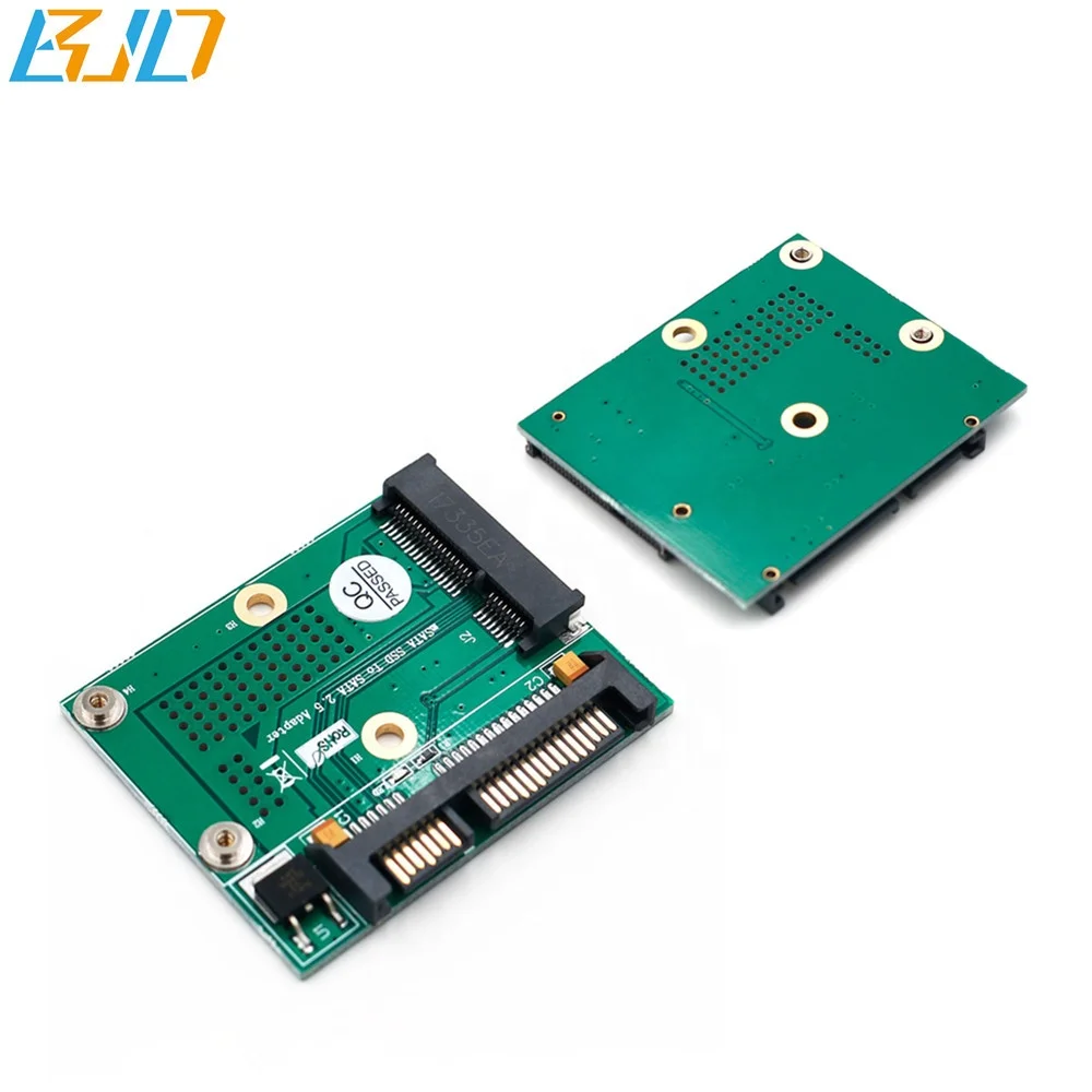 

mSATA SSD to SATA Adapter 6Gbps mSATA to 2.5 inch SATA 22Pin Converter Adapter Card Module Board, Blue