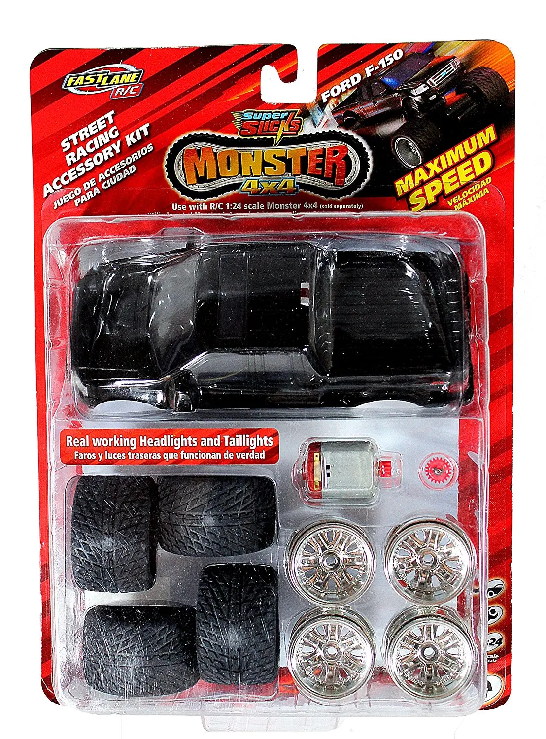 Get Quotations Fast Lane R C Super Slicks Monster 4x4 Street Racing Accessory Kit Ford F