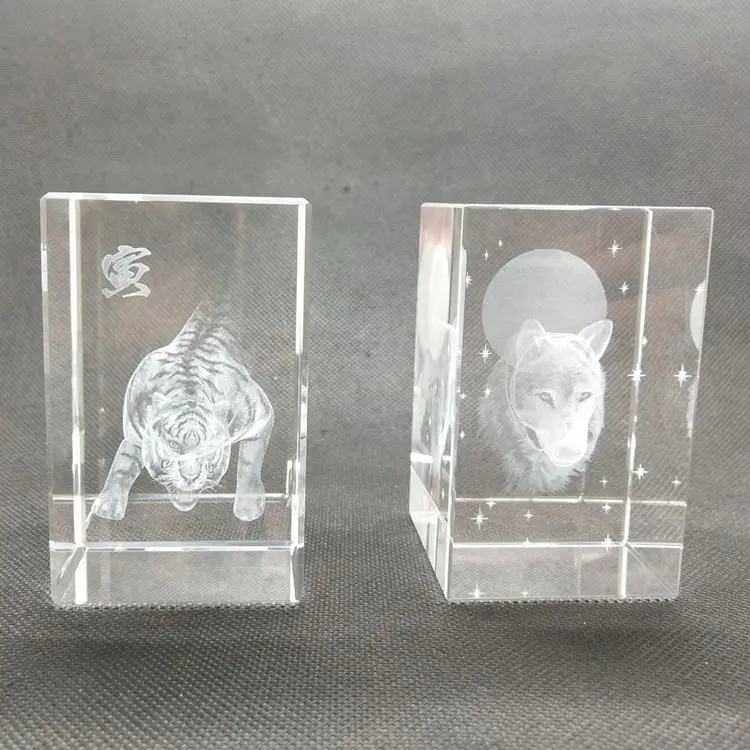 Factory Sale Blank Crystal Cube 3d Laser Animal Crystal Cube 3d Laser Engraving Gifts Buy 3d